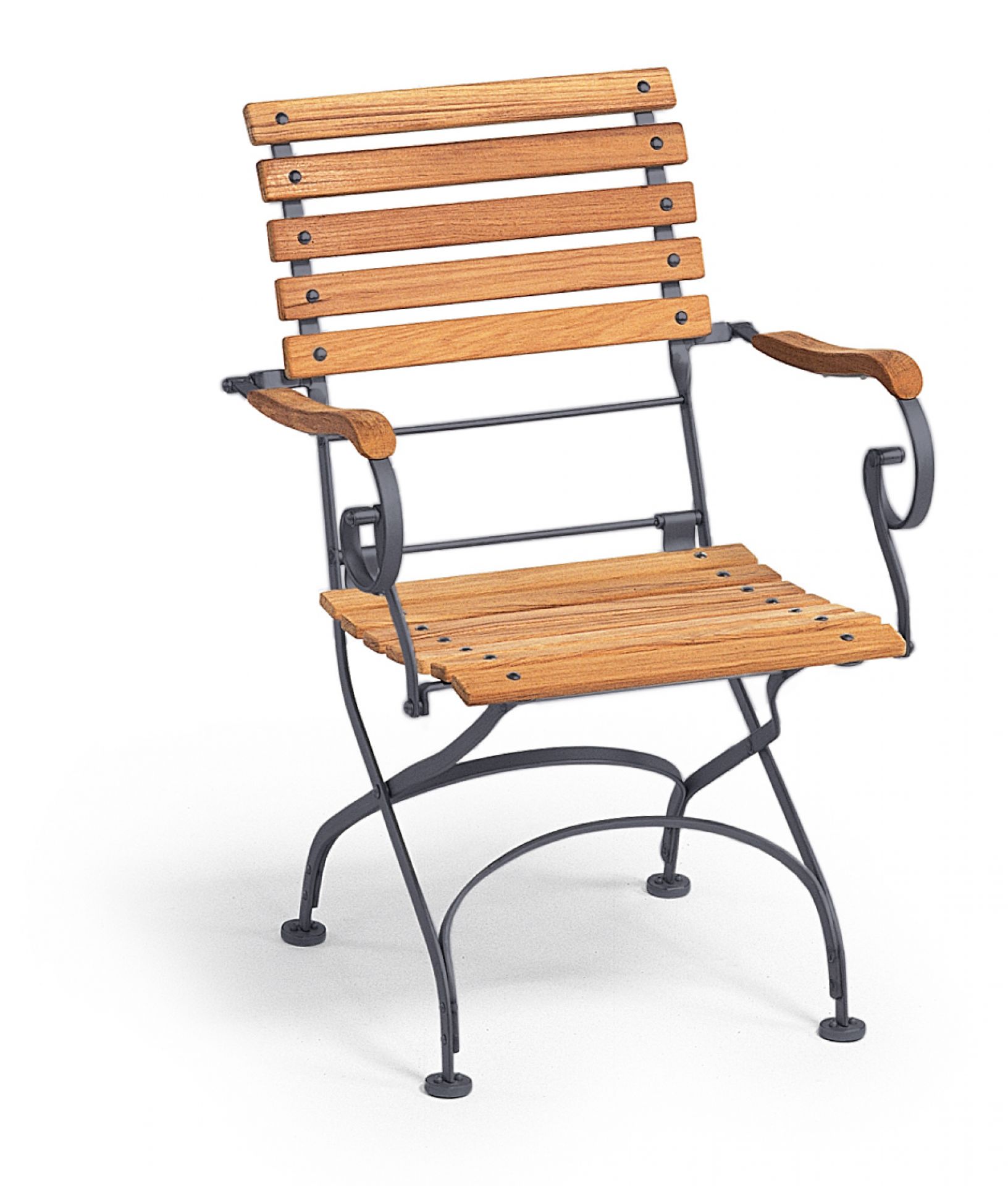 Classic Armchair chair foldable with armrests Weishäupl